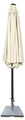 Parasoll med sveiv og tilt beige Ø300 x H247 cm - Sunlife